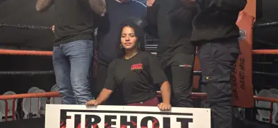 Boxers meeting the boss- Mr Mark Atkins