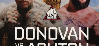 Brad Donovans new colours for his next fight