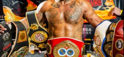 Andrew "the Spartan" Anthony victorious