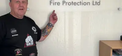 The Boss sporting the Fireholt FP ltd